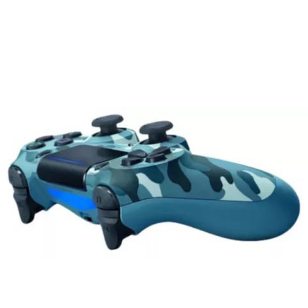 Controle Sem Fio PS4 Bluetooth Joystick Gamer Recarregável - Azul Camuflado